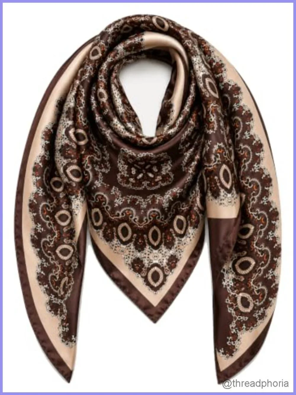 Satin Head Scarf 35.4 Inch Square Silk Like Hair Wrap Bandana
